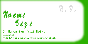 noemi vizi business card