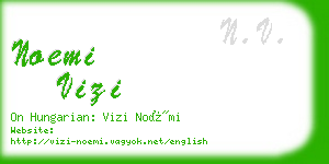 noemi vizi business card